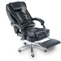 Cadeira para Escritório Giratória com apoio para os pés Big Boss - Preta - LMS-BE-8436-T3 - Preta