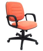 Cadeira para Escritório para Obesos até 150kg Laranja - Design Office Móveis