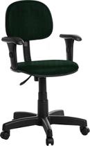 Cadeira Para Escritório Secretaria Com Braço Rcp Verde