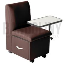 Cadeira Para Manicure Cirandinha Marrom Ciranda Esmalteria - Bandoliny