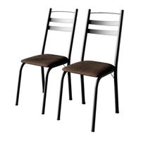 Cadeira para Mesa de Jantar 061 Kit 4 Peças Preto Madeira Imbuia - Artefamol Cadeira para Mesa de Jantar 061 Kit 4 Peças Preto Madeira Imbuia - Artefamol