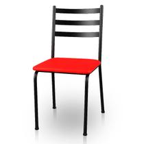 Cadeira para Mesa de Jantar Cozinha Assento Estofado Isa