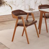 Cadeira para Mesa de Jantar Gaia Yescasa Marrom