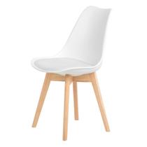 Cadeira para Mesa de Jantar Sala Cozinha Escrivaninha Saarinen Design Leda Branca - Universal Mix