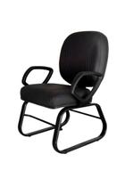 Cadeira para Obesos até 200 kg Linha Fat Preto - Design Office Móveis