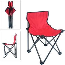 Cadeira para pesca praia e camping 60cm banco dobrável com bolsa de transporte conforto - TRAVEL