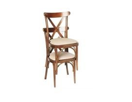 Cadeira para restaurante, estrut. madeira assento estof., empilhável - judá pizaro