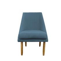 Cadeira Para Sala De Jantar Ana Pés Palito Suede Azul Tiffany - D'Classe Decor