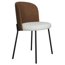 Cadeira para Sala de Jantar Decorativa Ayla Base Preta Corvin