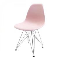 Cadeira para Sala de Jantar Eames Eiffel Rosa/Cinza Cadeira para Sala de Jantar Eames Eiffel Rosa/Cinza