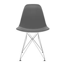 Cadeira para Sala de Jantar Eames Pp Eiffel Cinza Brasão