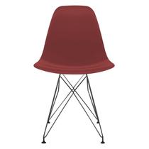 Cadeira para Sala de Jantar Eames Pp Eiffel Vermelho Falu
