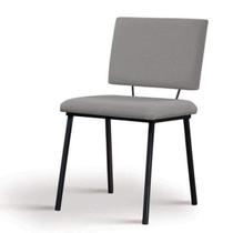 Cadeira para Sala de Jantar Escritório Estofada Base em Aço Antonella