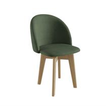 Cadeira para Sala de Jantar Escritório Giratória Estofada Madeira Maciça Ergonômica Ediane