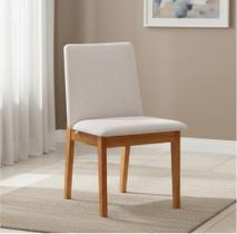 Cadeira para Sala de Jantar Estofada Madeira Maciça Cecília