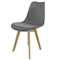 Cadeira para Sala de Jantar Saarinen Cinza/Konkret Cadeira para Sala de Jantar Saarinen Cinza/Konkret