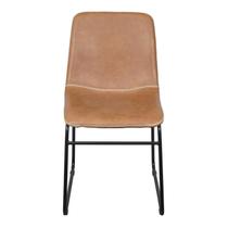 Cadeira para Sala de Jantar sem Braço Verner Marrom/Caramelo Cadeira para Sala de Jantar sem Braço Verner Marrom/Caramelo