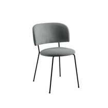 Cadeira para Sala de Jantar Shell Cinza/Preto