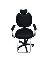 cadeira para salão cabeleireiro cadeira salão de beleza Preto luxo - Bueno Cadeiras