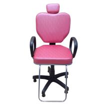 Cadeira Para Salão Cabeleireiro Poltrona Salão Beleza Pink