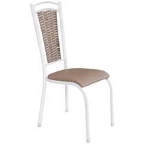 Cadeira Paris Branco/Bege 3057 - Wj Design
