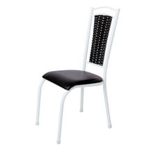 Cadeira Paris Branco/Preto 3057 - Wj Design