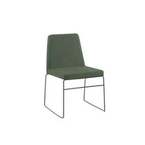 Cadeira Paris Linho Verde 80x46x50 cm Daf Mobiliário
