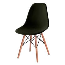 Cadeira pe palito Eames Eiffel Pés Em Madeira Escritório sala jantar oferta Cadeira pe palito Eames Eiffel Pés Em Madeira Escritório sala jantar oferta