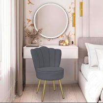 Cadeira Pétala para Penteadeira Studio Maquiagem Clinica Estética Escritório Cadeira Pétala para Penteadeira Studio Maquiagem Clinica Estética Escritório