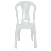 Cadeira plástica Atlântida Bistro Tramontina sem braço branca