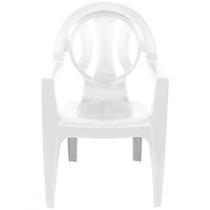 Cadeira Plástica Bistrô Arcos Branca Caixaplast Branco