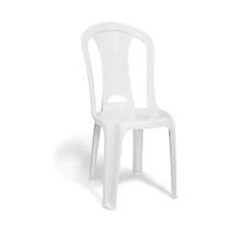 Cadeira Plastica Bistro Giovana Branca Sem Braco Cap150kg - Duo