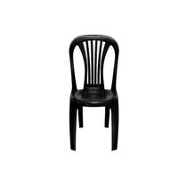 Cadeira Plástica Bistrô Preta Robust