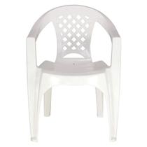 Cadeira Plástica cor Branca Suporta Até 154kg Tramontina