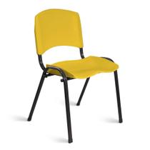 Cadeira Plástica Fixa A/E Amarelo Lara Cadeira Plástica Fixa A/E Amarelo Lara