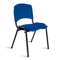 Cadeira Plástica Fixa A/E Azul Lara - Shopcadeiras
