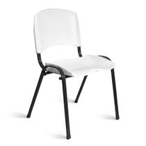 Cadeira Plástica Fixa A/E Branco Lara - Shopcadeiras