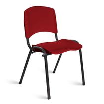Cadeira Plástica Fixa A/E Vermelho Lara