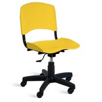Cadeira Plástica Giratória A/E Amarelo Lara Cadeira Plástica Giratória A/E Amarelo Lara