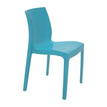 Cadeira plastica monobloco alice azul - TRAMONTINA