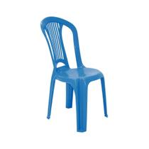 Cadeira Plástica Monobloco Atlântida Economy Azul - Tramontina