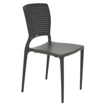 Cadeira plastica monobloco safira marron - TRAMONTINA