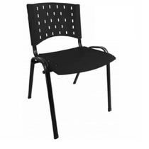 Cadeira Plástica REALPLAST 04 pés-Plástico Preto (Polipropileno)