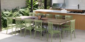 Cadeira Plástica Robust 88x45cm Forte Plástico Verde resistente ambientes interno e externo. Cadeira Plástica Robust 88x45cm Forte Plástico Verde resistente ambientes interno e externo.