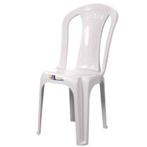 Cadeira plástica sem braço bistrô - Jesus (Branco)