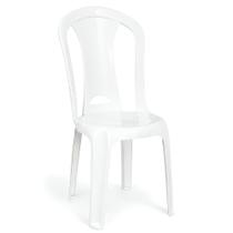 Cadeira Plastica Sem Braço Giovana Branca 182Kg - Duoplast Cadeira Plastica Sem Braço Giovana Branca 182Kg - Duoplast
