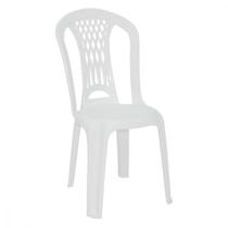Cadeira plástica sem braços branca - Laguna
