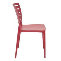 Cadeira Plastica Sofia Vermelha 92237040 Tramontina