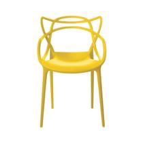Cadeira Polipropileno Allegra Amarela Rivatti