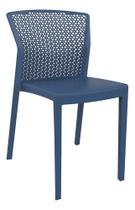 Cadeira Polipropileno Azul Lazulli 79,8x47 Cm Im In Home Cadeira Polipropileno Azul Lazulli 79,8x47 Cm Im In Home